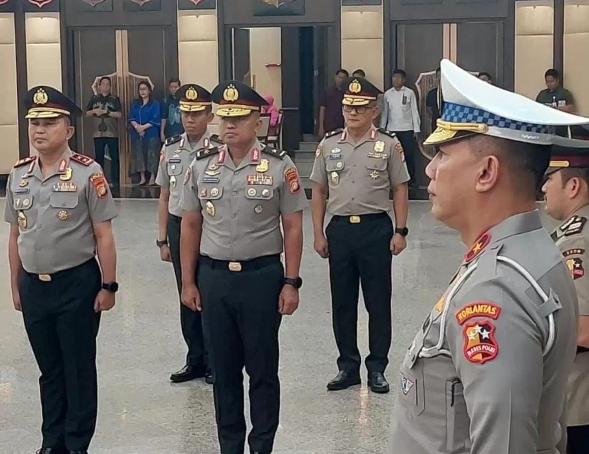 Caption foto: Wakapolda Metro Jaya Irjen Pol Dekananto Eko Purwono resmi menyandang pangkat jenderal bintang dua