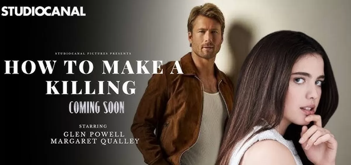 Film How to Make a Killing (2026) dibintangi oleh Glen Powell, Margaret Qualley.