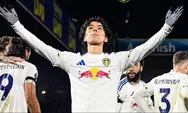 Ao Tanaka Cetak Gol, Leeds United Amankan Hasil Imbang 3-3 Lawan Liverpool