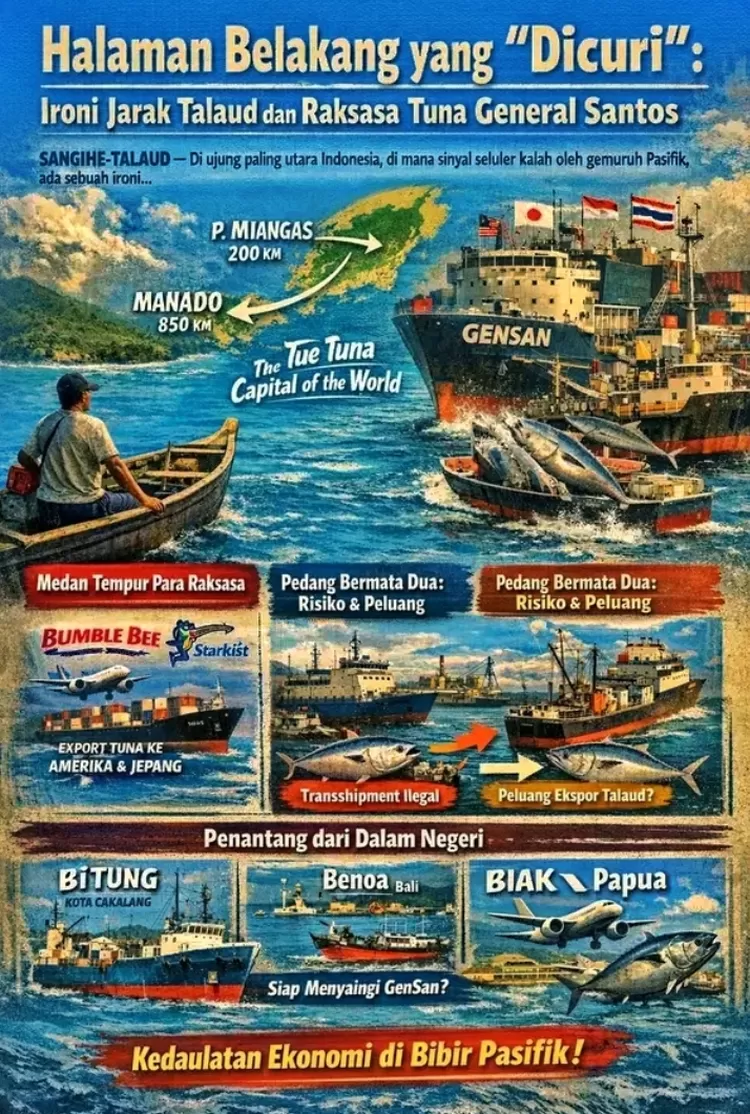 Ilustrasi Kisah Talaud dan General Santos