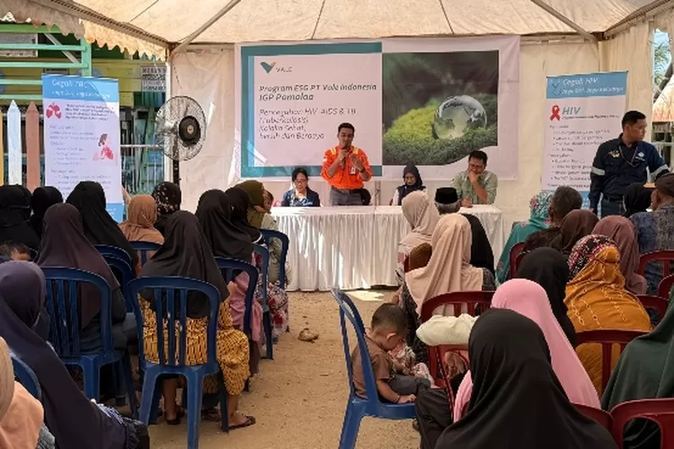 PT Vale IGP Pomalaa menyelenggarakan sosialisasi pencegahan HIV-AIDS dan tuberkulosis  (TB)  (Vale)