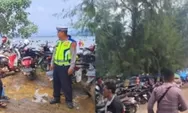 Hari Ke-2 Lebaran, Polres Morowali Utara Maksimalkan Pengamanan di Pantai Ungkea