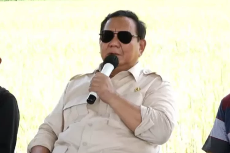 Presiden Prabowo ketika menghadiri panen raya di Majalengka, Senin, 7 April 2025. (Tangkapan layar YouTube Sekretariat Presiden)