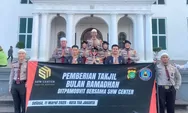 Ditpamobvit Polda Metro Jaya Bersama SHW Center Berbagi Takjil Ramadhan di Kota Tua