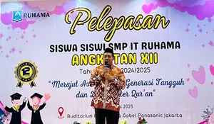 SMPIT Ruhama Angkatan ke-12 Lulus Sempurna, Pembina Yayasan Tekankan Lima Dampak Utama Tentang Putusan MA