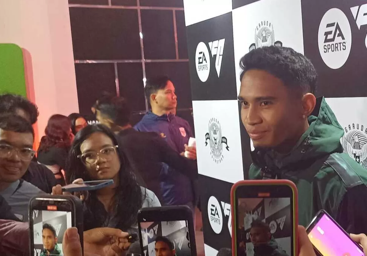 Pemain muda Garuda Marselino Ferdinan menceritakan kondisinya saat ini, di Jakarta, Kamis, 28 Mei. Ia mengaku sudah pulih 100 persen dari kondisi cederanya akhir tahun lalu.  (ISTIMEWA)
