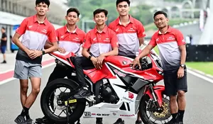 Lima Pebalap Astra Honda siap Dominasi Kejurnas Superport 600 di Mandalika