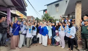 Intan Fauzi Blusukan ke Pondok Petir dan Kedaung Depok, Tak Lupa Minta Doa dan Restu Maju Lagi DPR RI