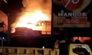 Rumah Sekaligus Gudang Sembako di Pertigaan Lampu Merah Pasar Lama Sentani Terbakar