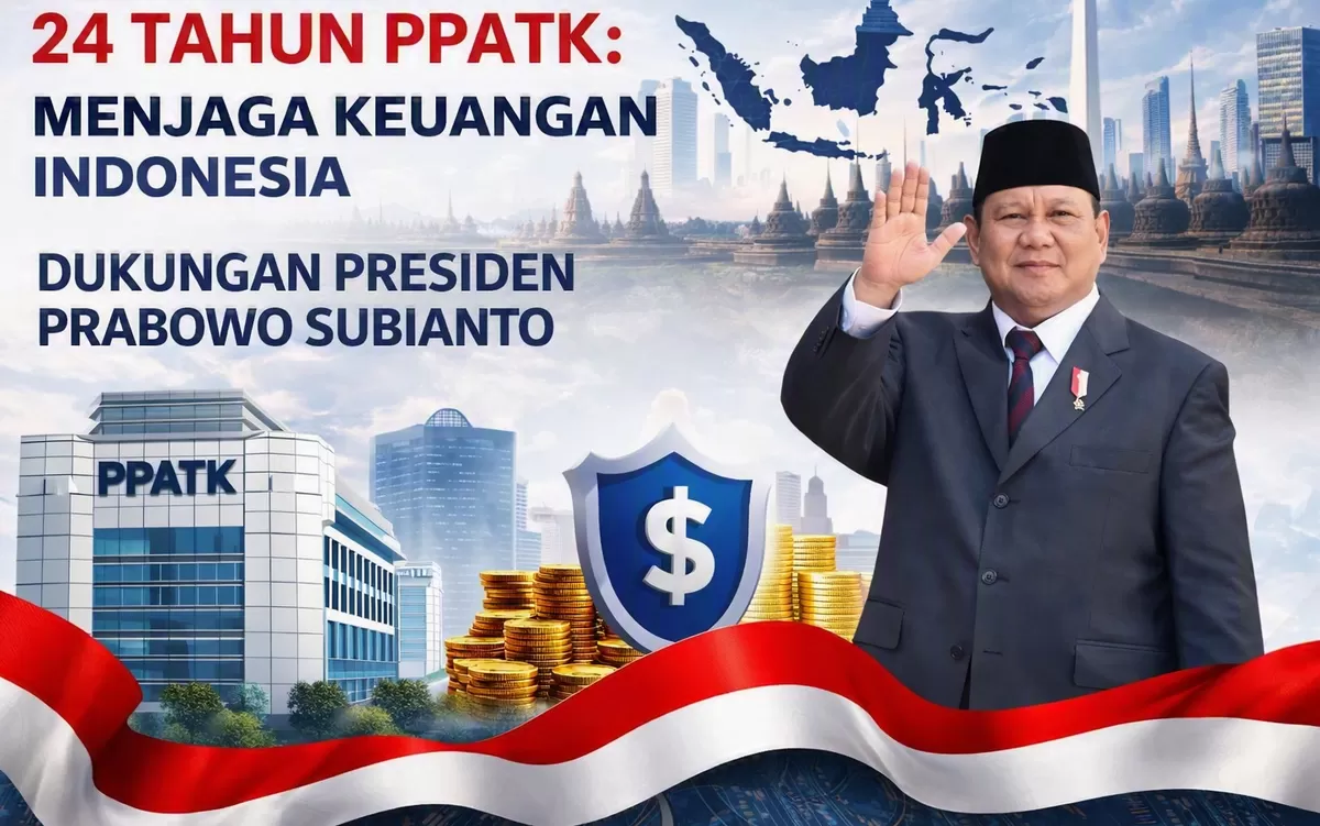  Pusat Pelaporan dan Analisis Transaksi Keuangan Memasuki usia ke-24. (Ist)