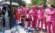 Warga Nanggeleng Cibeber Terima Bantuan Air Bersih dari Polres Cianjur