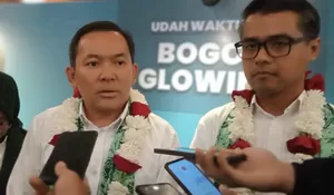 Pasang Tagline 'Udah Waktunya Bogor Glowing', Dokter Rayendra dan Eka Maulana Resmi Daftar KPU Maju Pilkada Kota Bogor