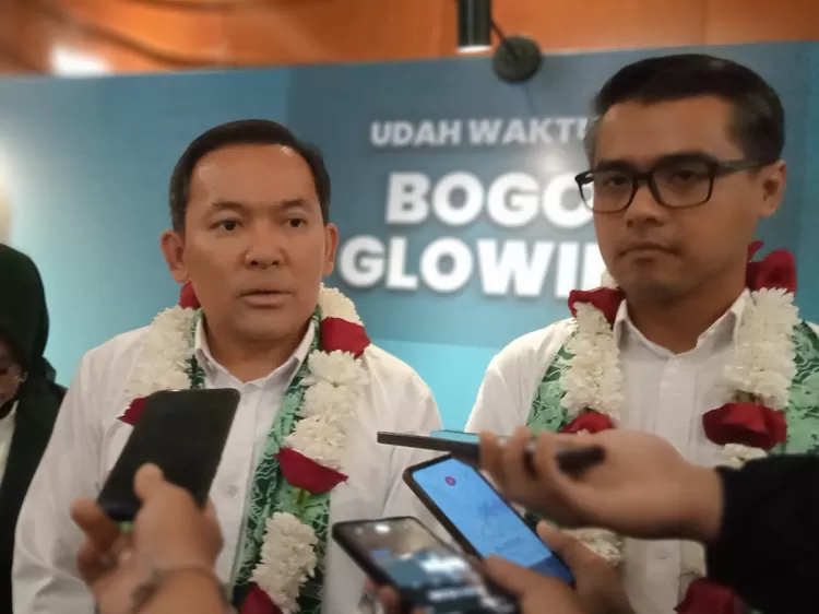 Bakal Calon Wali kota Bogor Dokter Rayendra dan Calon wakil wali kota Eka Maulana