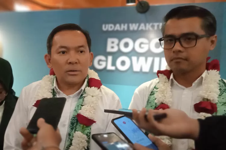 Bakal Calon Wali kota Bogor Dokter Rayendra dan Calon wakil wali kota Eka Maulana (Metropolitan)