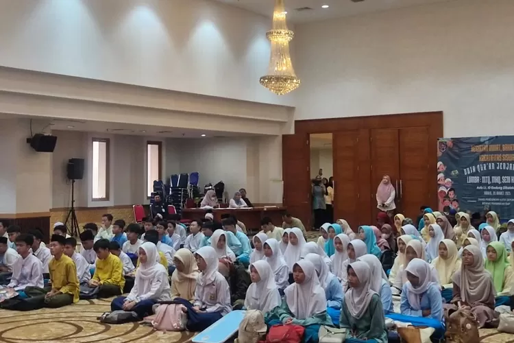 Prosesi seleksi Duta Quran Jenjang SMPN di Aula Baleka 2, Balaikota Depok. (DOK DISDIK DEPOK)