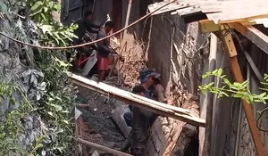 Dinas PUPR Depok Atasi Longsor Mekarsari : Ini yang Dilakukan