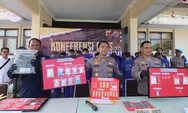 Polres Sukabumi Ungkap 17 Kasus Narkoba dan OKT  Barang Bukti Rp 500 Juta