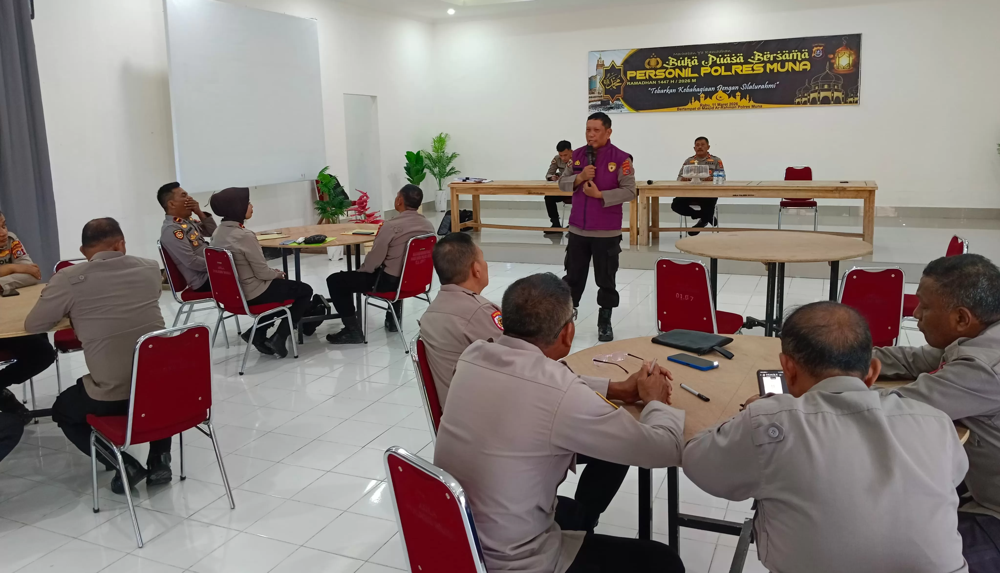 Suasana Pemeriksaan Psikologi Senpi dan Konseling Personel di Muna