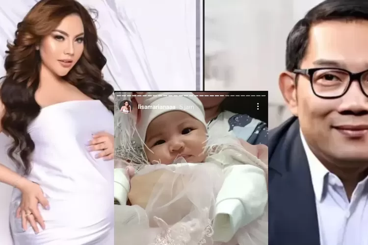 Lisa Mariana dan anaknya hasil skandal perselingkuhan dengan Ridwan Kamil./tangkapan layar tiktok