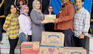 Lewat PWI Peka, IKWI Kota Bogor Salurkan Bantuan bagi Korban Bencana Alam Sukabumi