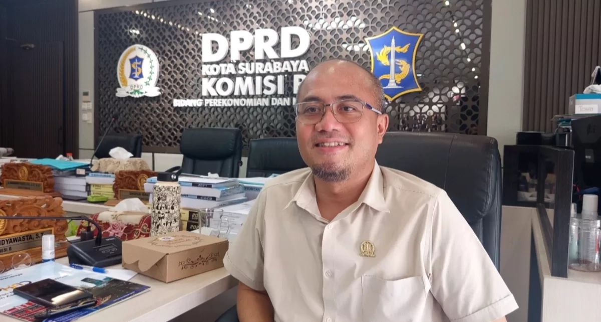 Anggota Komisi B DPRD Surabaya dari Fraksi PSI, Yuga Pratisabda Widyawasta