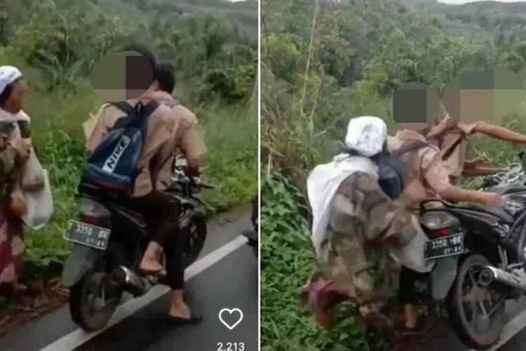 Viral Video Di Medsos 5 Remaja Pelajar Aniaya Dan Tendang Seorang Nenek Di Pinggir Jalan 