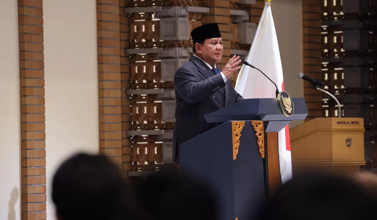 Presiden Republik Indonesia, Prabowo Subianto menegaskan komitmen kuat pemerintah dalam menciptakan iklim investasi yang terbuka, responsif, dan menjunjung kepastian hukum bagi para investor, khususnya dari Jepang. (Kalimantansatu.com/Dok. Bakom RI)