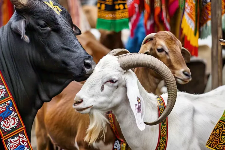 Ilustrasi Hewan Kurban Berkualitas di Sumatera Utara.  (Meta AI WhatsApp)