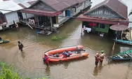 Desa Lain Mulai Surut, Hanjalipan Masih Kebanjiran
