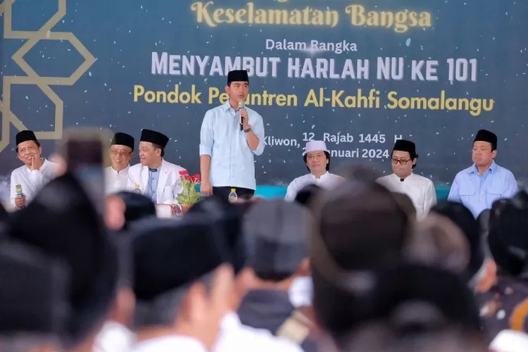 Silaturahmi di Ponpes Al Kahfi Kebumen, Gibran Sampaikan Program untuk Kesejahteraan Pesantren (Dok.TKN Prabowo Gibran / JakartaInsider.id)