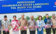 Akses Langsung ke Tol BORR Melalui OCBD Resmi Dibuka, ini Harapan Wali Kota Bogor