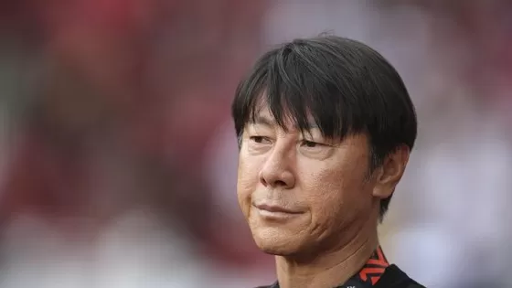 Shin Tae-yong, pelatih Timnas Indonesia U-23. Foto: Rifkianto Nugroho.