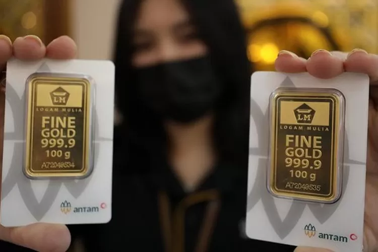 Harga Emas Antam Turun Rp 4.000 Dibanderol Rp1.124.000 Per Gram di Perdagangan Kamis (25/1/2024)
