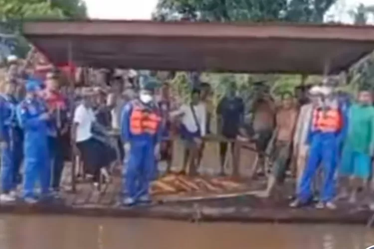 Bocah Tenggelam di Sungai Barito Buntok Ditemukan (tangkapan layar tikTok)