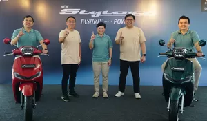 DAM Resmi Memperkenalkan Skutik Premium Fashionable New Honda Stylo 160 di Jawa Barat