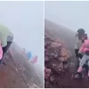 Viral! Balita 2 Tahun Diajak Ortu Mendaki Gunung Kerinci, Merengek Nggak Sanggup Jalan