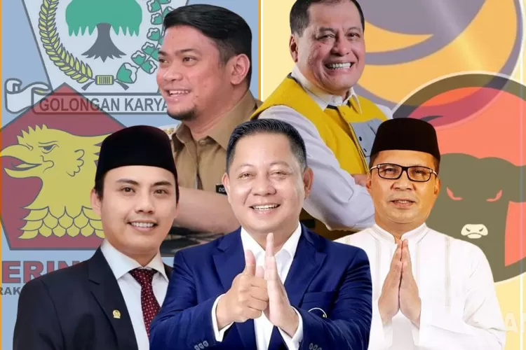 KOLASE Foto sejumlah figur digadang maju pada Pilgub Sulsel 2024.