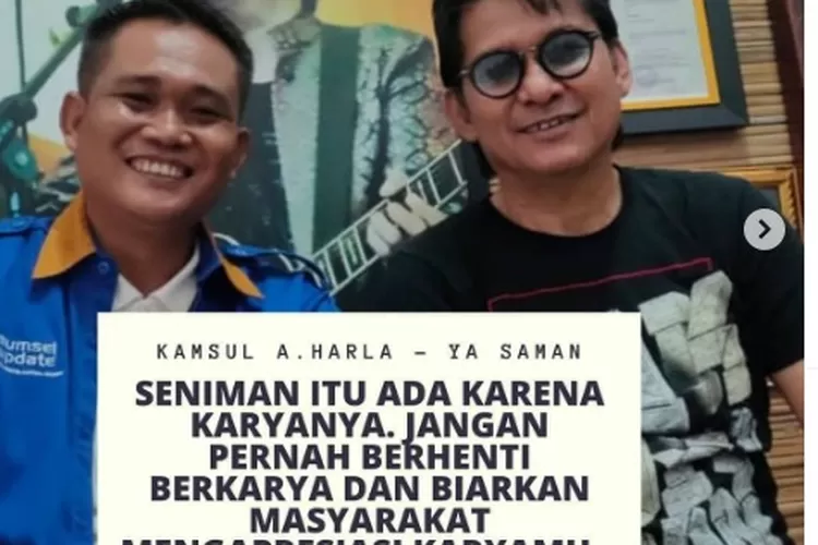 Kamsul A Harla pencipta lagu Ya Saman (tangkapan layar instagram @solehun_mpd)