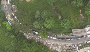 Tiga Hari 331 PKL Puncak Dibongkar, 8 Tahun Rest Area Gunung Mas Mubazir