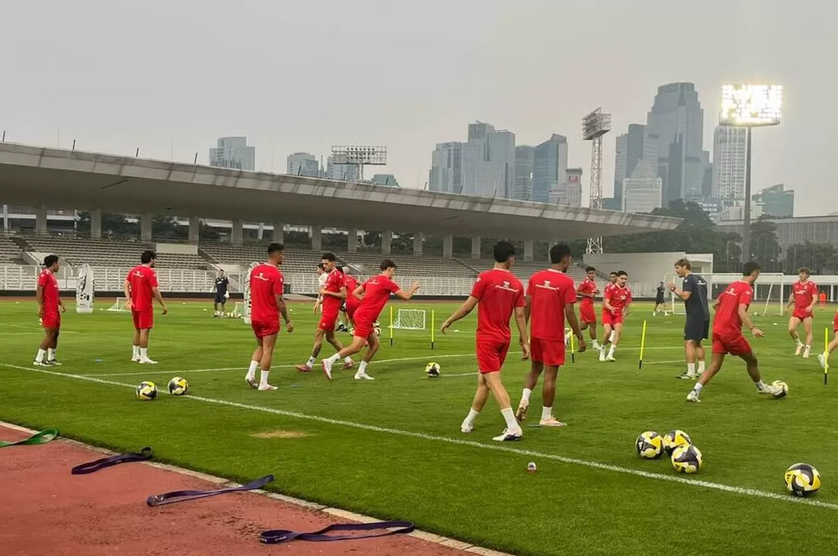 Timnas Indonesia melakoni TC jelang FIFA Matchday melawan Oman, 5 Juni ini di Stadion Utama Gelora Bung Karno (SUGBK), Jakarta.