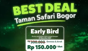 Taman Safari Bogor Hadirkan Paket Promo Best Deal untuk Malam Tahun Baru 2024, Mulai dari Rp150 Ribuan!