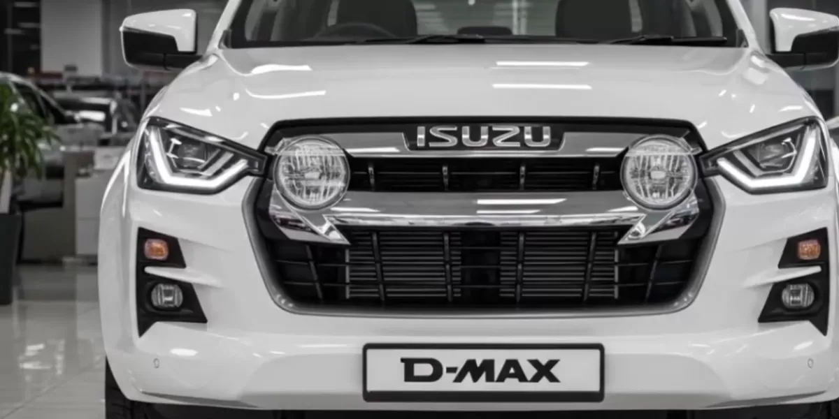 Isuzu D-Max 2026 tampil dengan desain yang lebih bold dan muscular. (Tangkapan layar youtube@UpCars-x7f)