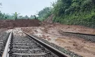Jalur KA Cirebon - Purwokerto Yang Tertimbun Longsor Sudah Bisa Dilewati dengan Kecepatan Terbatas