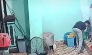 Terekam CCTV, Tabung Gas LPG 3 Kg Milik Warga Perum Putra Kelana Jaya Raib Digasak Maling