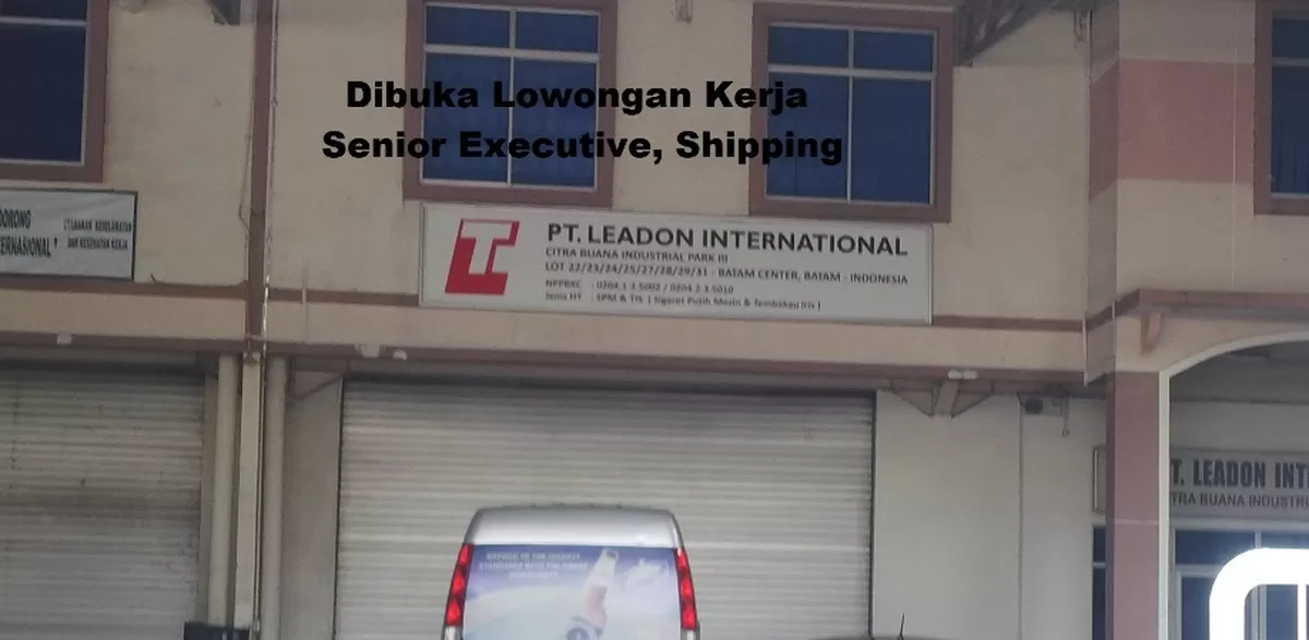 Dibutuhkan untuk Posisi Sebagai Senior Executive, Shipping