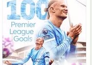 Menang 5-4 Atas Fulham, Haaland dari Man City menjadi Pemain Tercepat yang Mencapai 100 Gol di Liga Primer