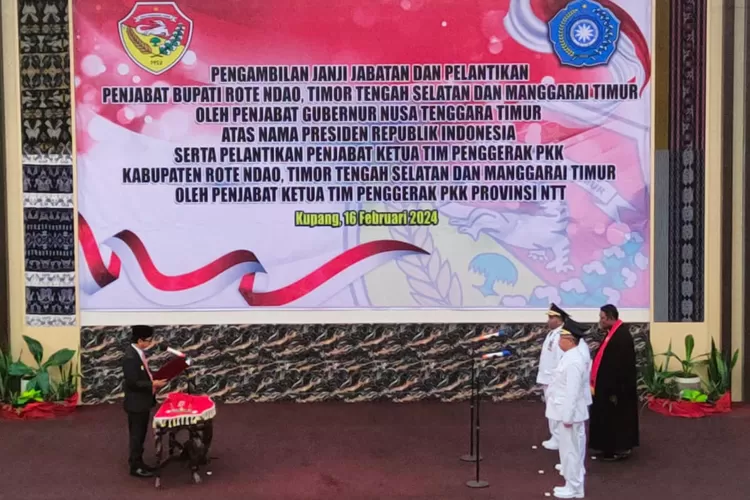 Resmi Pj Gubernur Ntt Lantik Pj Bupati Rote Ndao Tts Dan Manggarai Timur Victory News