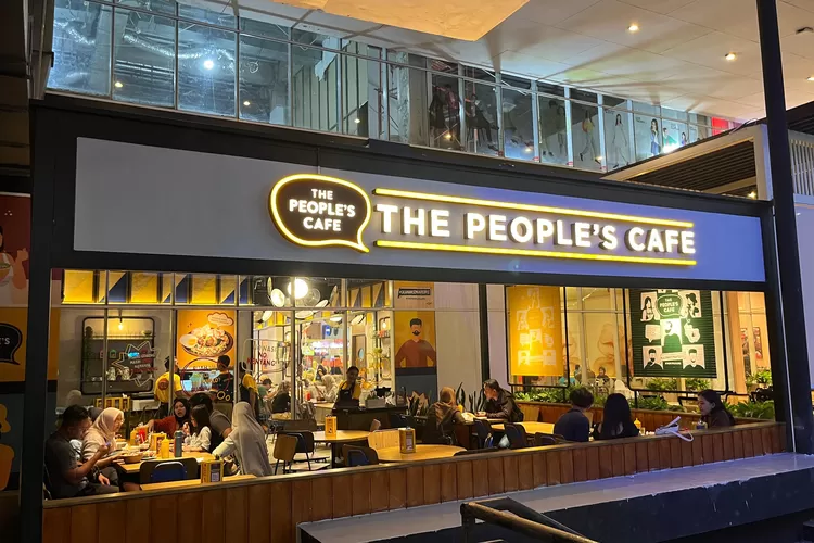 Foto suasana The People's Cafe di Mall Of Serang (Foto: TOPMEDIA)