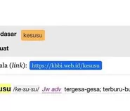 "Kesusu" Masuk KBBI, Kosakata Jawa Resmi Jadi Bahasa Indonesia
