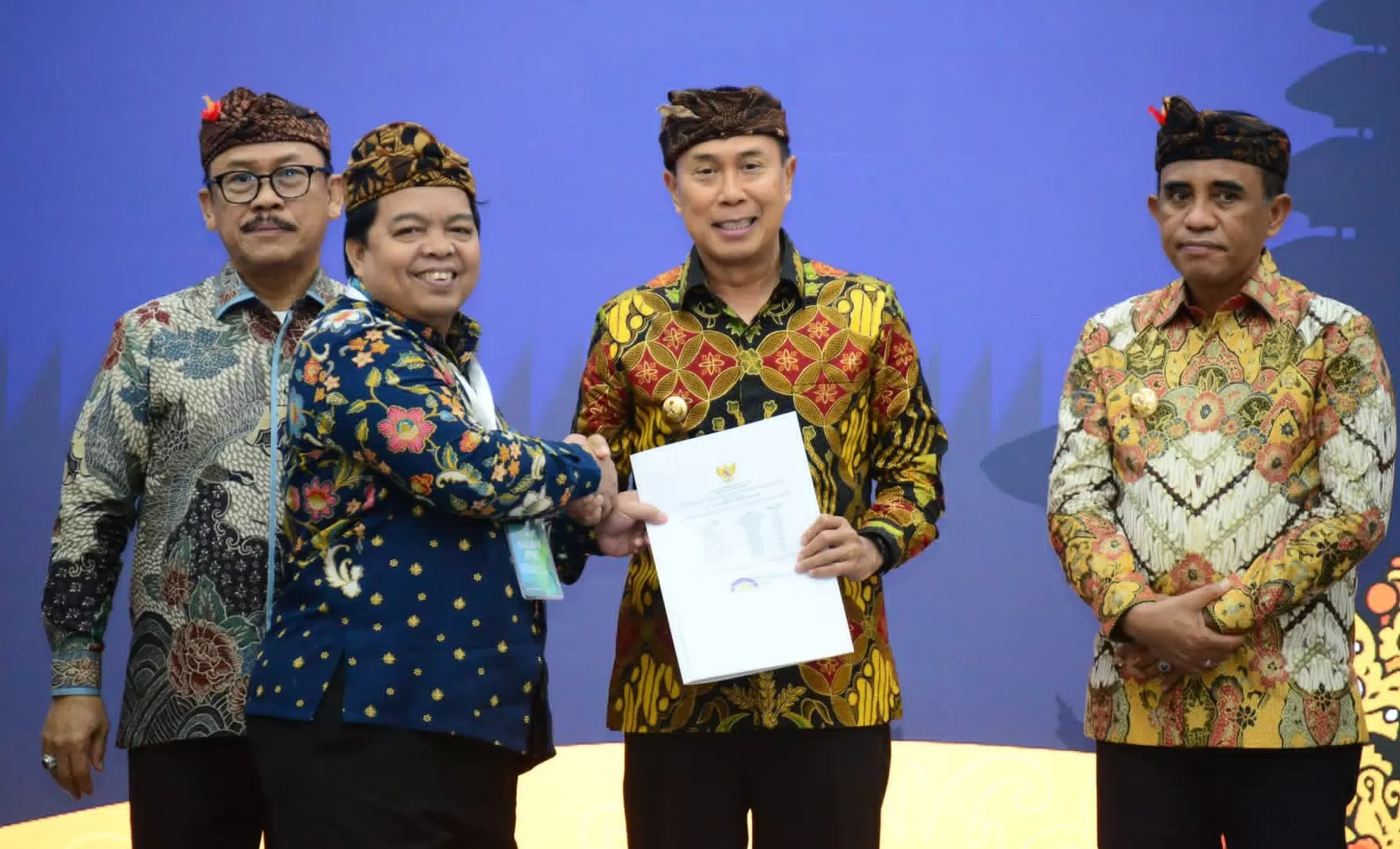 Gubernur Sultra saat menghadiri Entry Meeting BPK